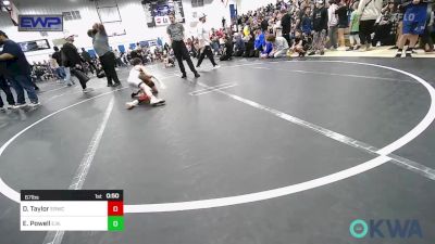 67 lbs Round Of 16 - Donnie Taylor, El Reno Wrestling Club vs Easton Powell, Elgin Wrestling