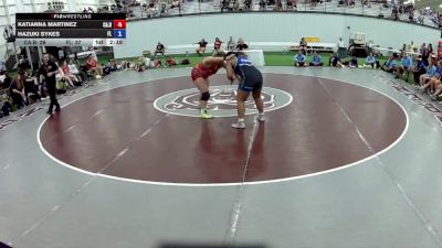 207 lbs Katianna Martinez, California Blue vs Hazuki Sykes, Florida
