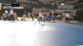 132 lbs Consolation - Luca Phillips, Ashley Ridge vs Tyler Mindala, St James