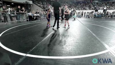 Consolation - Elan Garrison, Coweta Tiger Wrestling vs Khalil Douglas, Clinton Youth Wrestling