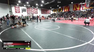 120 lbs Cons. Round 1 - Zai Cabrera, South Torrance vs Isaac Tessier, South Hills