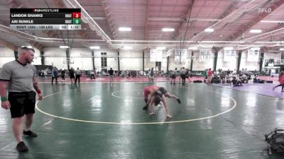 138 lbs Semifinal - Landon Shanks, Unattached vs Ari Runkle, UNATTACHED