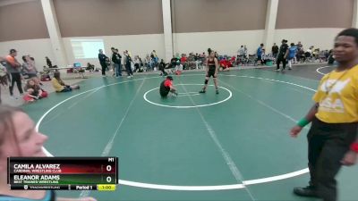 89-99 lbs Round 2 - Camila Alvarez, Cardinal Wrestling Club vs Eleanor Adams, Best Trained Wrestling