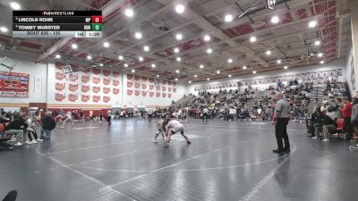 126 lbs Cons. Semi - Lincoln Rohr, Massillon Perry vs Tommy Wurster, Dublin Coffman