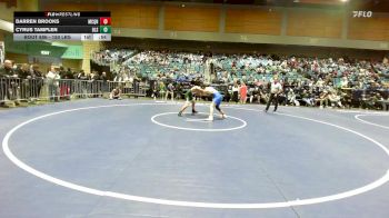150 lbs Consi Of 32 #1 - Darren Brooks, McQueen vs Cyrus Tamplen, De La Salle