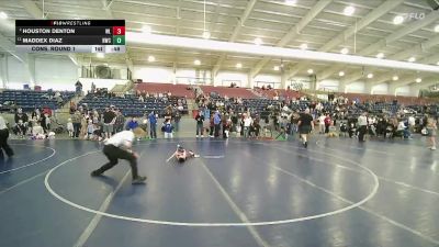 42 lbs Cons. Round 1 - Houston Denton, Fremont Wrestling Club vs Maddex Diaz, RWC - Roy Wrestling Club