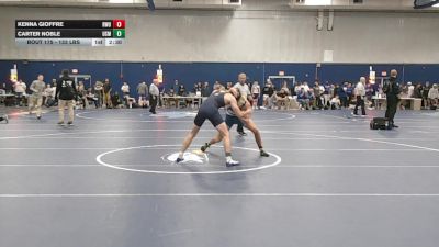 133 lbs Consi Of 16 #2 - Kenna Gioffre, Roger Williams vs Carter Noble, Southern Maine