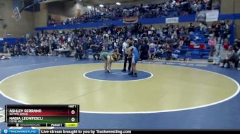 155lbs Cons. Round 2 - Ashley Serrano, Olympic (Girls) vs Nadia Leontescu, Cleveland