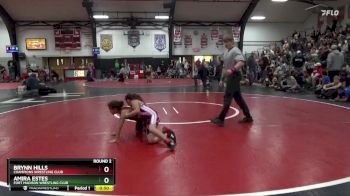 Round 2 - Brynn Hills, Champions Wrestling Club vs Amira Estes, Fort Madison Wrestling Club