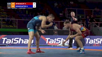79 kg Quarterfinal - Vasyl Mykhailov, UKR vs Georgios Kougioumtsidis, GRE