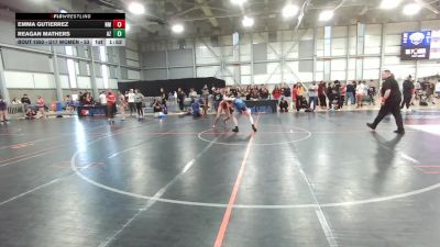 U17 Women - 53 lbs Champ. Round 2 - Emma Gutierrez, NM vs Reagan Mathers, AZ