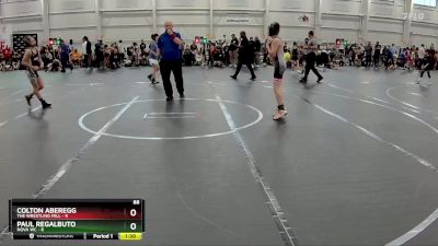 88 lbs Round 6 (10 Team) - Paul Regalbuto, NOVA WC vs Colton Aberegg, The Wrestling Mill