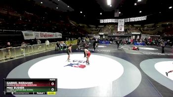 120 lbs Champ. Round 1 - Mike Busher, La Costa Canyon High School Wrestling vs Gabriel Ingraham, Vacaville High School Wrestling