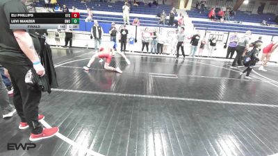 155 lbs Final - Eli Phillips, Grove Takedown Club vs Levi Manzer, Berryhill Wrestling Club