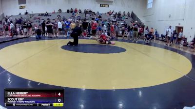 93-97 lbs Round 1 - Ella Neibert, Contenders Wrestling Academy vs Scout Eby, Midwest Xtreme Wrestling
