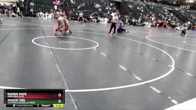 184 lbs Cons. Round 4 - Mason Diel, Colorado School Of Mines vs Damen Pape, Northern State