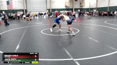 165 lbs Cons. Round 4 - Jakob Smith, Colorado School Of Mines vs Brooks Gable, Air Force