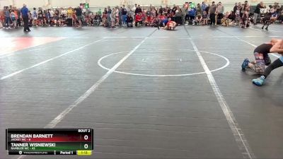 84 lbs Round 1 (4 Team) - Brendan Barnett, Jacket WC vs Tanner Wisniewski, Rambler WC