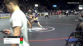 145 lbs Semifinal - Robby Vaughn, Chiawana vs Lorenzo Norman, Blair Academy
