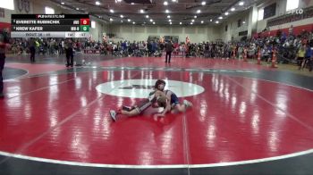 45 lbs Quarterfinal - Krew Kafer, MATPAC Wrestling - ND vs Everette Rubinchik, Anoka