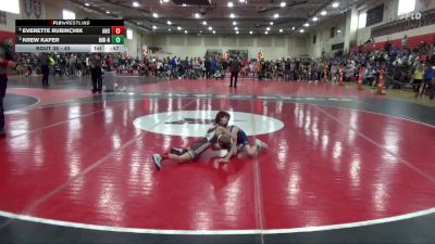 45 lbs Quarterfinal - Krew Kafer, MATPAC Wrestling - ND vs Everette Rubinchik, Anoka