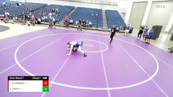 135 lbs Cons. Round 7 - Clint Plotner, Lake Highland Prep vs Layne Horn, Rochester