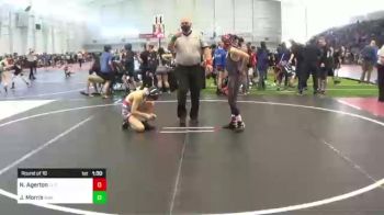 88 lbs Round Of 16 - Nicholas Agerton, Elite Force WC vs Jacob Morris, Avalanche Wrestling