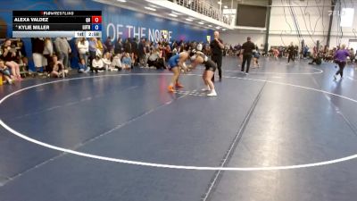 160 lbs Champ. Round 2 - Alexa Valdez, Quincy vs Kylie Miller, Luther