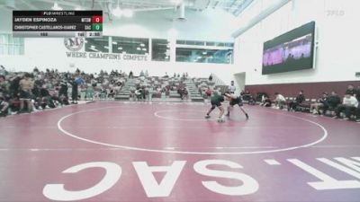 165 lbs Round 2 (6 Team) - Christopher Castellanos-Juarez, Santa Ana College vs Jayden Espinoza, Mt. SAC (White)