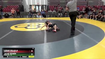 55 lbs Semis & 1st Wrestleback (8 Team) - Jacob Graber, POWA (CO) vs Logan Vallalla, Elite Ath Club DZ (IN)