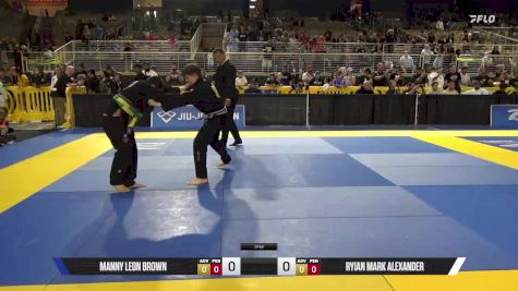 Ryian Mark Alexander vs Manny Leon Brown 2025 Pan Kids Jiu-Jitsu IBJJF Championship