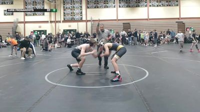 140 lbs Round 1 (8 Team) - Luke Fronakovits, The Outsiders vs Logan Tran, Team Blue Hen