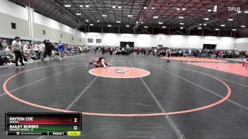 110 lbs Champ. Round 1 - Bailey Burbes, Francis Howell JV vs Payton Coe, Odessa