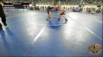 105 lbs 5th Place - Swayze Wall, Randall Youth Wrestling Club vs Grycen Anglin, Chandler Takedown Club
