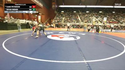 2A-113 lbs Cons. Round 2 - Cash Peterson, Sundance vs Tryan Rieder, Wind River