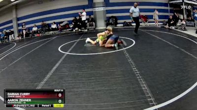 96 lbs Round 2 (8 Team) - Aaron Zehner, Headhunters vs Darian Curry, Junior Terps