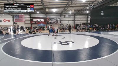 79 kg Cons. Rd Of 32 - Bryce Griffin, CLT Regional Training Center vs Matthew Waddell, Blue & Gold Wrestling Club