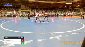 73 lbs Consi Of 16 #2 - Henry Gorski, Westshore Wrestling Club vs Weston Bezeau, Unaffiliated