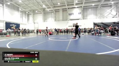 74 lbs Cons. Semi - Kaleb Pollock, Brawlers Elite vs Jt Berry, Wolverine Den Wrestling Club