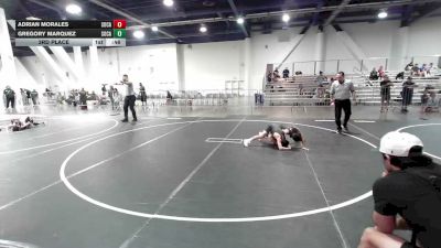 61 lbs 3rd Place - Adrian Morales, SoCal Hammers vs Gregory Marquez, SoCal Hammers