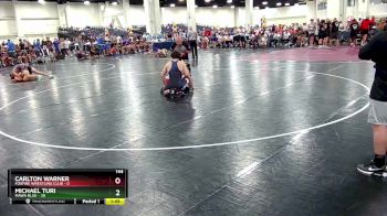 144 lbs Round 2 (8 Team) - Michael Turi, MAWA Blue vs Carlton Warner, Foxfire Wrestling Club
