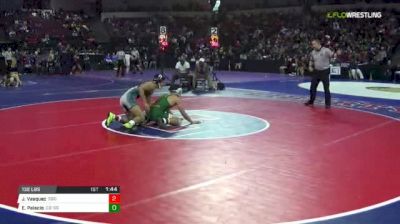 132 lbs Semifinal - Jesse Vasquez, Santiago/C (SS) vs Elijah Palacio, Edison (SS)