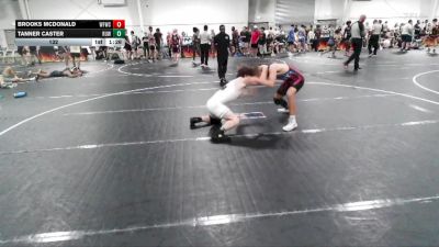 132 lbs Placement (4 Team) - Brooks McDonald, West Forsyth Wrestling Club vs Tanner Caster, Reverence United White
