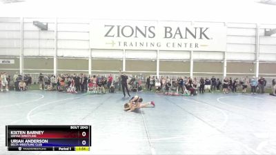 119 lbs Round 2 - Kixten Barney, Uintah Wrestling vs Uriah Anderson, Delta Wrestling Club