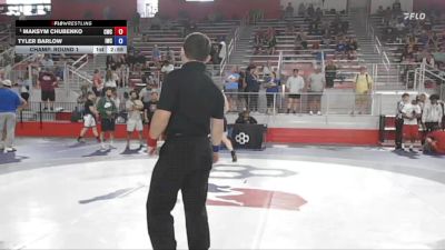 150 lbs Champ. Round 1 - Maksym Chubenko, Columbus Wrestling Club vs Tyler Barlow, Iguana Wrestling Club