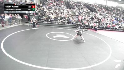 5A 135 lbs 3rd Place Match - Regan Heywood, Wasatch vs Ivory Walker, Bountiful