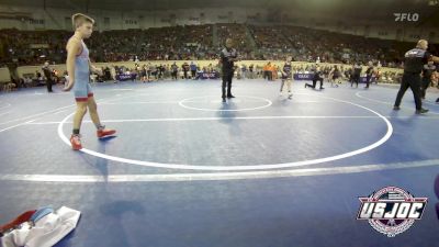 73 lbs Round Of 16 - Aidyn Hall, Blackwell Wrestling Club vs Raiden Johns, Collinsville Cardinal Youth Wrestling