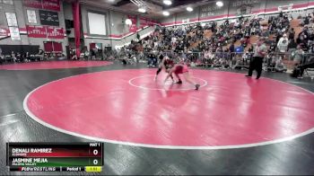 140 lbs Champ. Round 1 - Jasmine Mejia, Paloma Valley vs Denali Ramirez, Elsinore