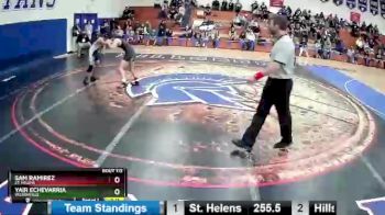 126 lbs Cons. Round 1 - Yair Echevarria, Wilsonville vs Sam Ramirez, St. Helens