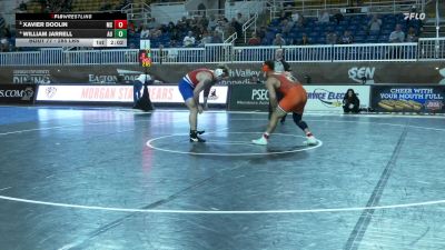 285 lbs Quarterfinal - Xavier Doolin, Morgan State vs William Jarrell, American